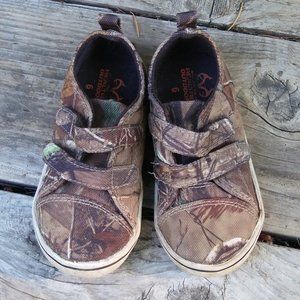 real tree camo toddler velcro shoes sz6